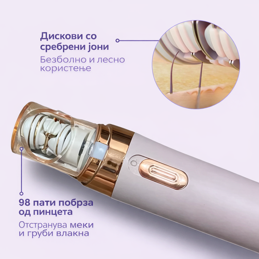 Hanul Shine Mini отстранувaч влакна од лице